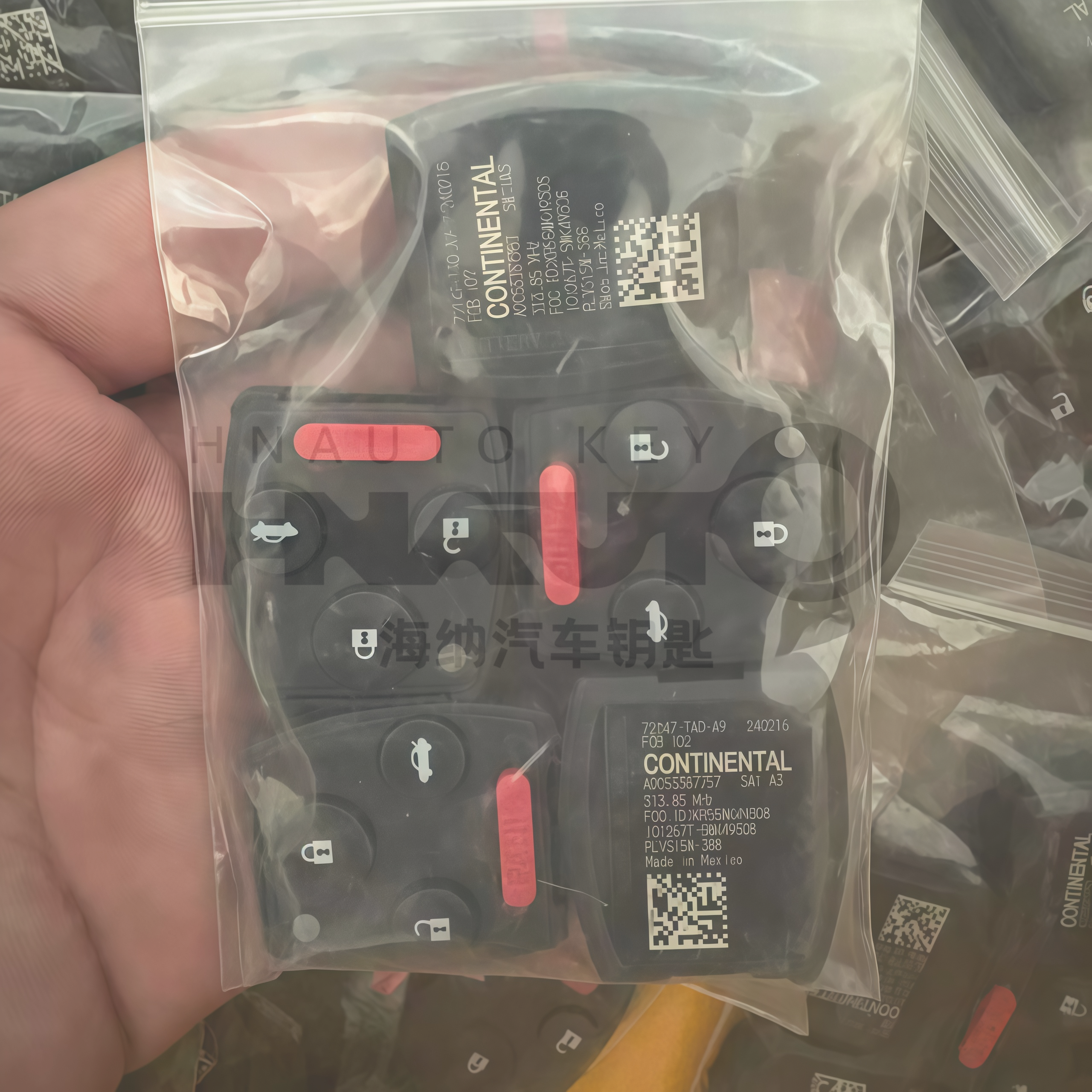 HON-DA Original KR55WK49308 Only Remote 313.8Mhz 3+1 Buttons Keyless Entry 72147-TA0-A0 For Accord 2008-2012 ID46/7936 Chip MOQ 100PCS Wholesale