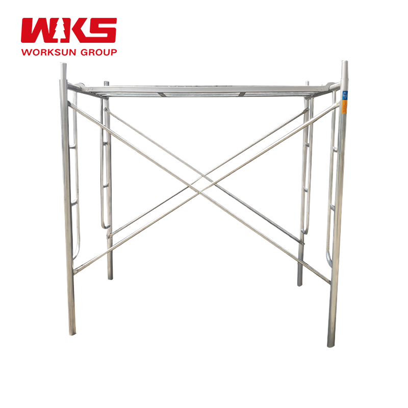 Standardized Frame Scaffolding System Industrial Galvanized Scaffolding