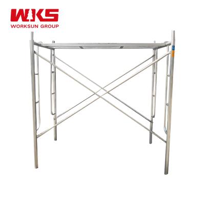 Standardized Frame Scaffolding System Industrial Galvanized Scaffolding