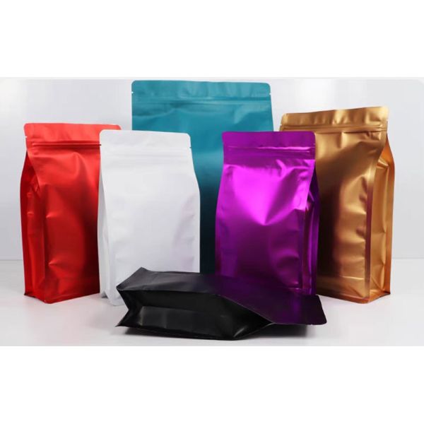 Resealable Plastic Eight-Side Aluminum Foil Ziplock Bag Food Packaging
