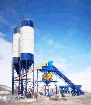 120m3 / H Forced Stationary Concrete Batching Plant Environmental Protection