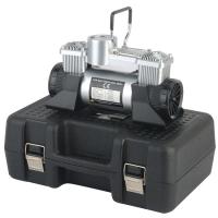 Inflador de pneus de automóveis DC 12v Pressão de metal Auto compressor de ar com caixa de plástico