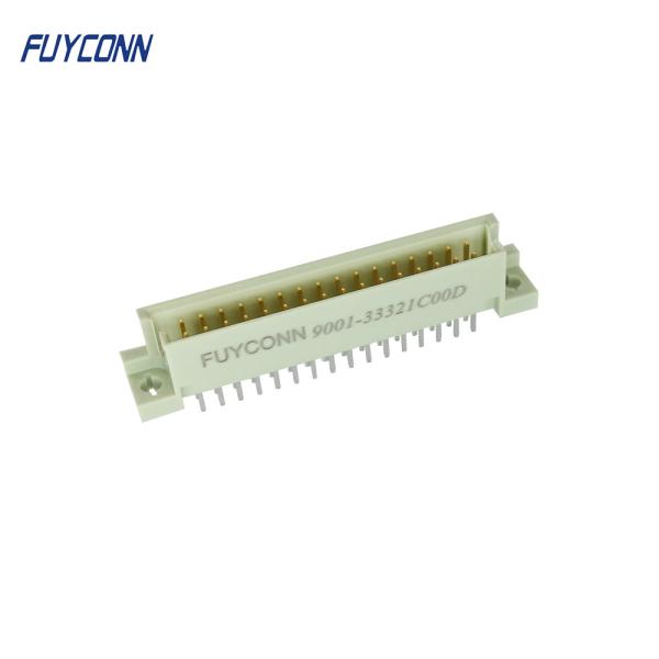 2 conector vertical do PWB Eurocard DIN41612 do conector do PWB das fileiras 2*16P 32 Pin Male