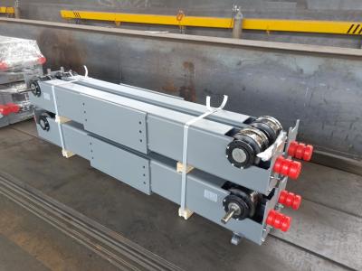 European Style Double Girder Overhead Crane End Carriage 63Ton Workshop