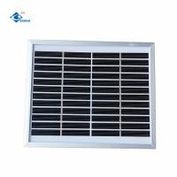 O vidro de vidro moderado portátil dos painéis solares ZW-2.5W-12V de Zhiwang 2.5W laminou os painéis solares 12V