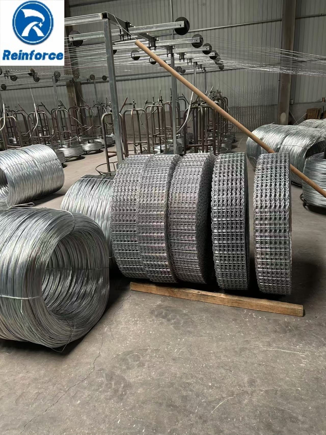 Hot-Dipped Galvanized Concrete Weight Coating Mesh Six-Line Welded Subsea Pipeline Reinforcement Solution