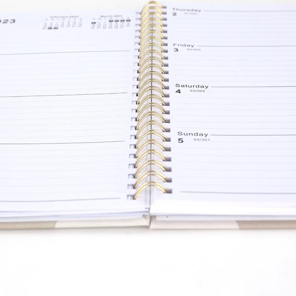 Custom Printed A5 Study Planner Organizer Daily Monthly Planner With Hardcover Cover