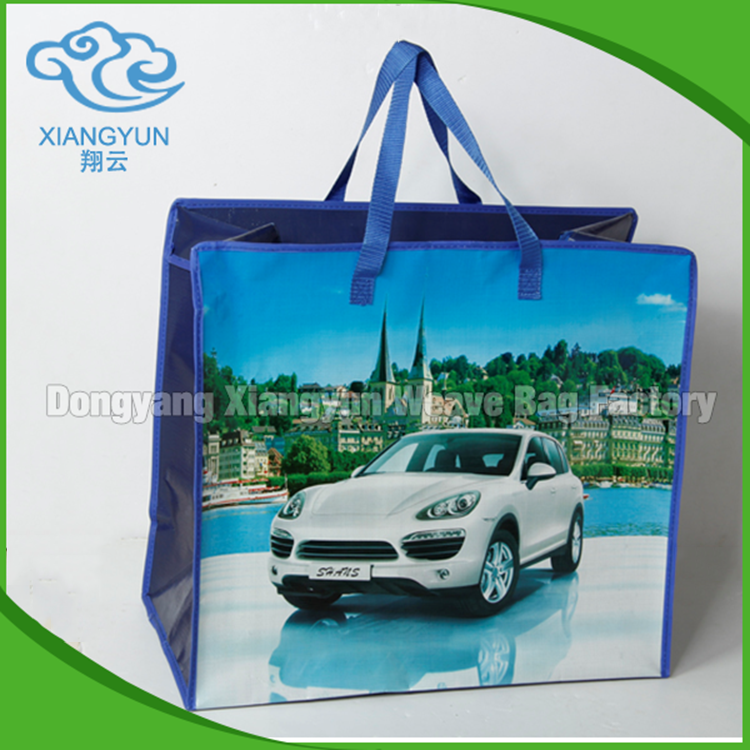 На заказ Bopp Pp Ламинированные текстильные пакеты Переработанные ручные полипропиленовые пакеты