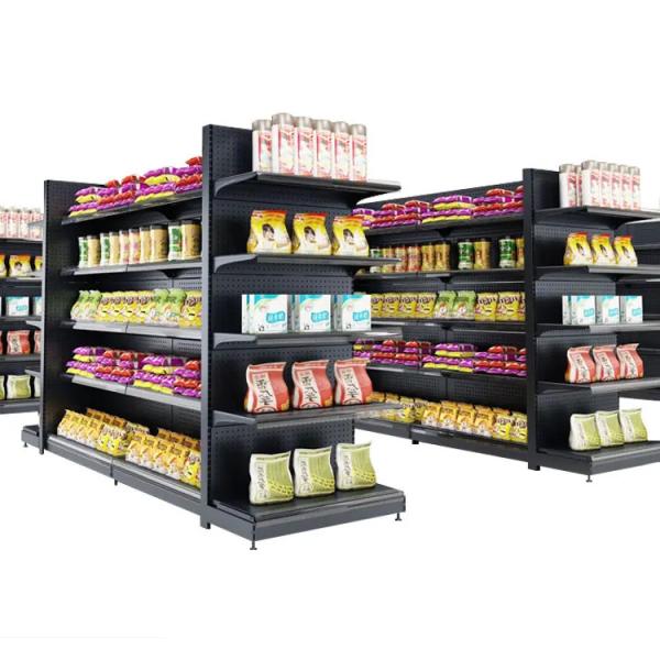 Système de rayonnage de supermarché moderne Options personnalisables durables