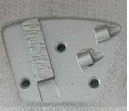 Universal Trapezoid PCD Coating Removal Tool with Sacrificial Segment for Epoxy and Glue