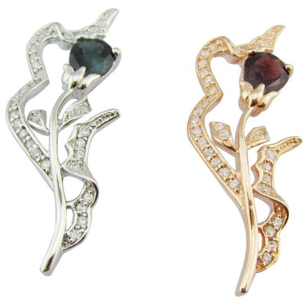 Customised Genuine Silver Gemstone Charm Main Stone Shape Marquise