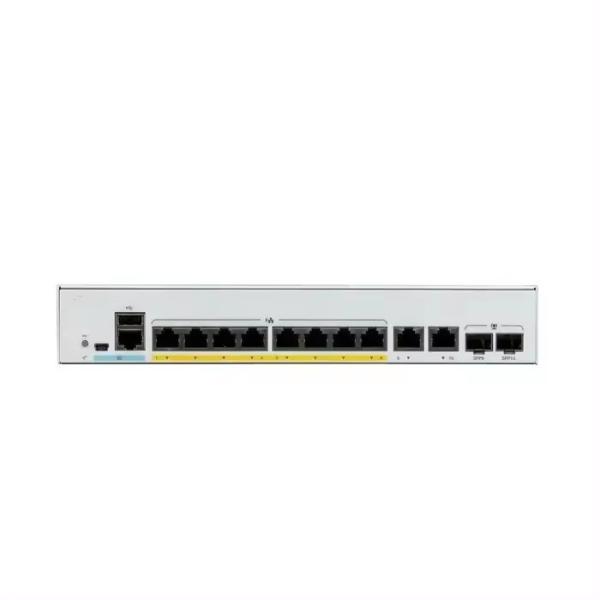 Private Mold and Stackable 8-Port POE Gigabit Switch C1000-8FP-2G-L for Enterprise