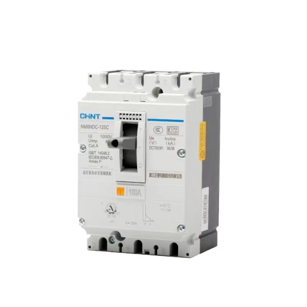 2 Pole PV DC Circuit Breaker 63A 50A 125A 160A 200A 225A 250A MCCB Breaker