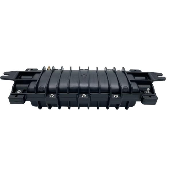 KEXINT FTTH Outdoor Horizontal Fiber Optic Cable Splice Closure 2 In 2 Out IP68 Waterproof