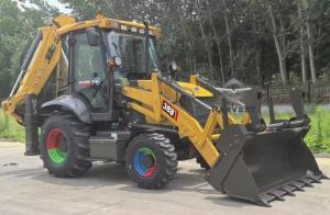 Retroescavadeira 4*4 SAM388 com Caçamba 6 em 1 em Promoção no Equador