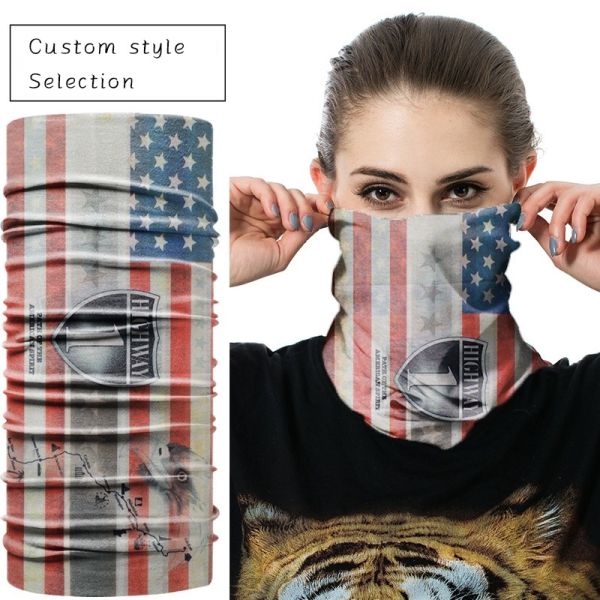 Women Magic Stretchy Hair Scarf Sport 100% Polyester Bandana