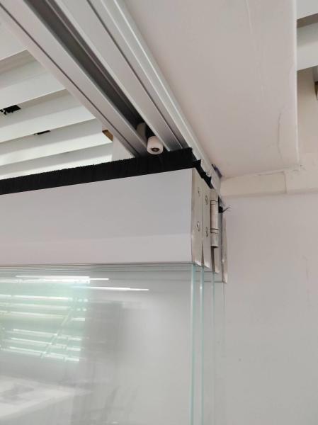 Fluorocarbon Spraying Aluminium Sliding Folding Doors With Thermal Breaking