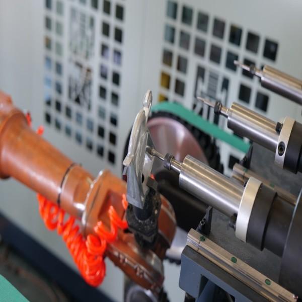 Automatic Robotic Polishing System For CNC Machined Metal Parts Automotive Bearing Core Components