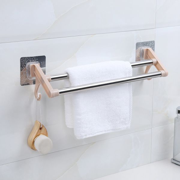 Perforation-Free Stainless Steel Wall Rowel Rack Bathroom Towel Rack