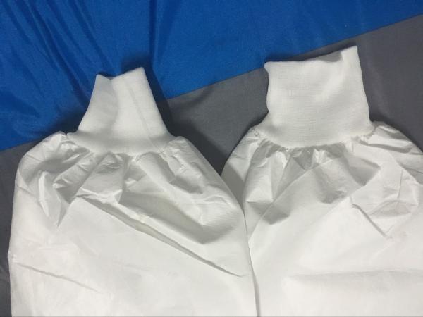 Disposable microporous industry coverall with flap,PP or SMS non-woven,white protecitve coverall against oil