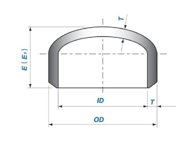 ASME B16.9 Stainless Steel Pipe Fittings SCH10 40 80 Pipe Welding End BW Cap