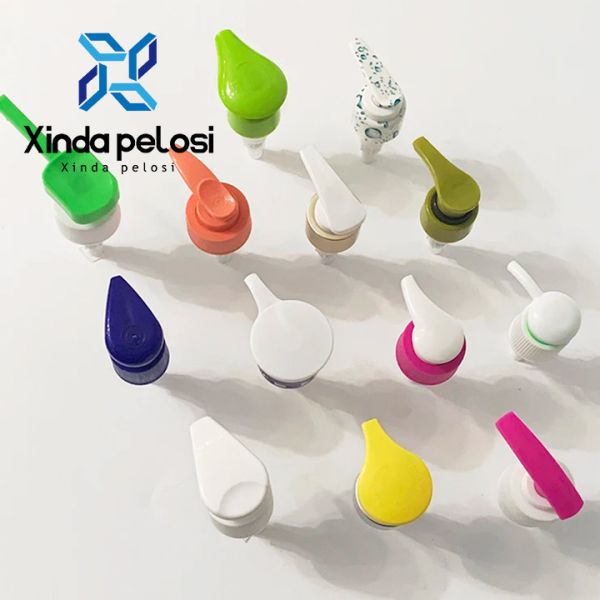 24 410 Золотая отделка шампуня лосьон диспенсер насос замена жидкий алюминий для косметических бутылок