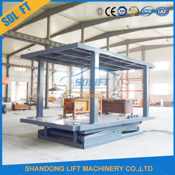 палуба 3ton 3m двойная гидравлическая Scissor портативная машинка корабля подъема автомобиля для домашнего гаража