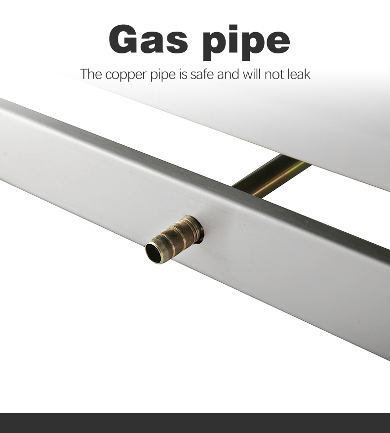 Промышленный кухонный приставка верхне-неприличный газовый гриль с индивидуальным логотипом приемлемо