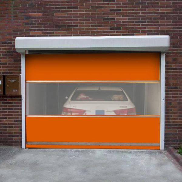 Industrial Automatic Rolling Door with 2.0m/s High-Speed Impact-Resistant PVC Curtains and Energy-Saving Insulation for Warehouses