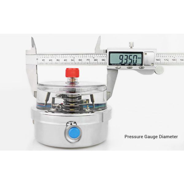 30VA 220V 380V Liquid Filling Electrical Contact Vacuum Pressure Gauges Manometer