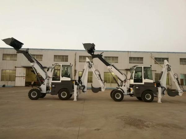 Carregador dianteiro completo da pá do Backhoe hidráulico de 1600KGS WZ25-16 para a venda