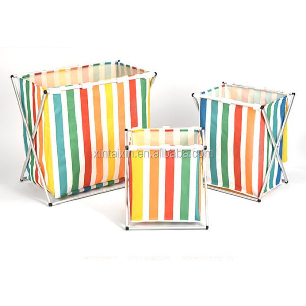 Dirty Cloth Organizer Foldable Laundry Basket 41*33cm Jute Receive Basket