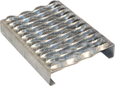 Perforated Grip Strut Anti Slip Metal Stair Treads For Workway Platform / Vehicle Steps