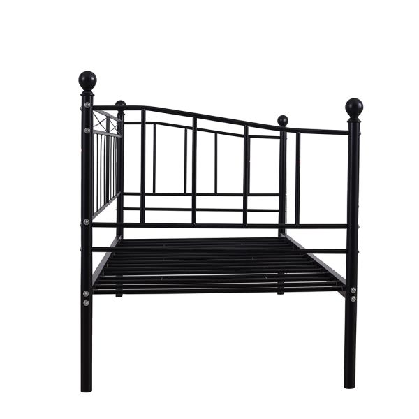 Rust Proof Metal Daybed Frame Indoor Decoration Contemporary Design