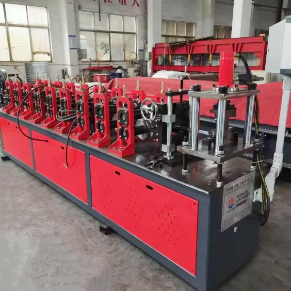 0.6-1.2mm PPGI V Shaped Steel Rack Mesh Deck Roll Forming Machine