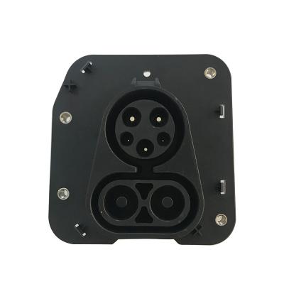 Термопластиковое гнездо CCS1 150Amp комбинированное Sae J1772