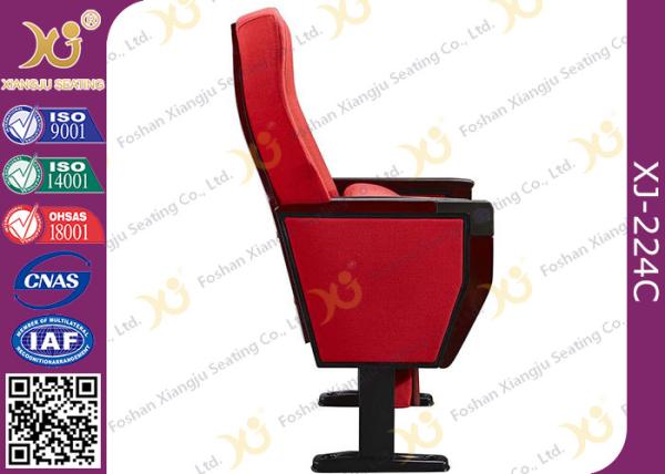 Special Design Iron Leg Auditorium Theatre Chair With Aluminum Alloy ABS Folding Table