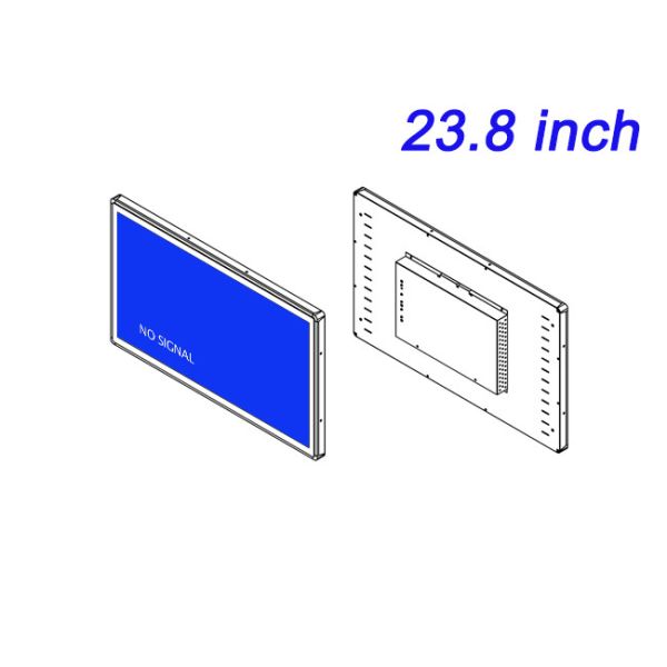 23.8-Inch Embedded Monitor for Medical Displays, Industrial Equipment Interfaces, Smart Home Panels, and Public Information Terminals