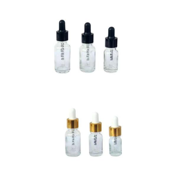 Flacon en verre de 10 ml pour huile essentielle avec bouchon compte-gouttes