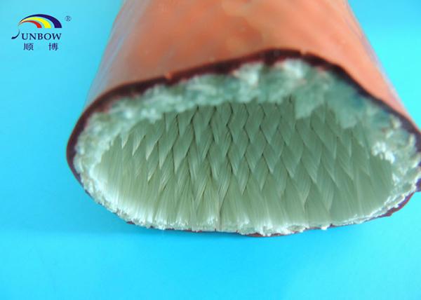 Silicone Coated Fireproof Sleeve Heat Resistant  for Hose Assemblies and Cables