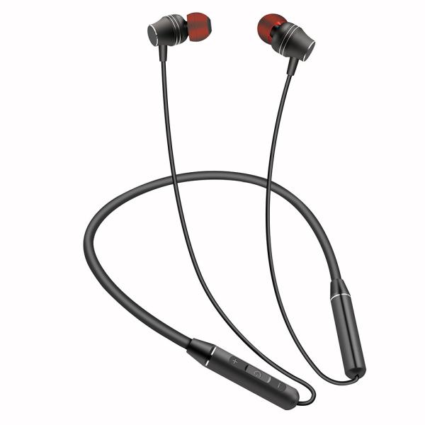Fones de ouvido impermeáveis BT sem fio 5,0 Bass HiFi Sound profundo da gargantilha de 48 horas IPX4