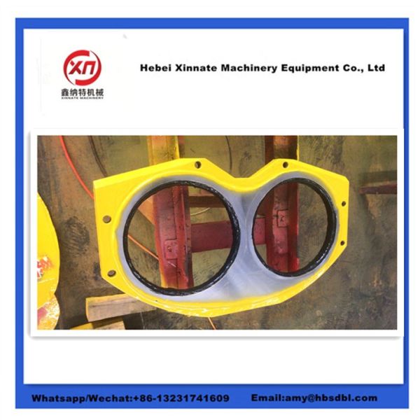DURO22 Putzmeister Concrete Pump Wear Plate And Cutting Ring Tungsten Carbide