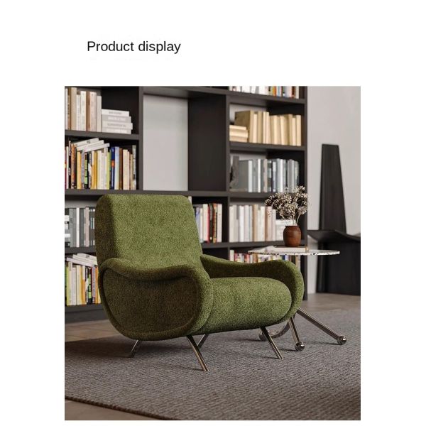 Custom Modern Style Single Sofa Chair Leisure Designer Lounge Chair Lazy Recliner Backrest Armchair for Living Room