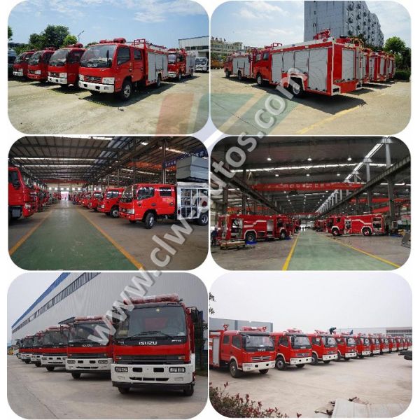 Тележка аварийного спасения леса Dongfeng 6x6 14000L противопожарная