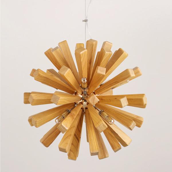 Art Decor Dandelion wooden chandelier Solid Wood Pendant lamp Living Room Dining room tree chandelier(WH-MI-251)