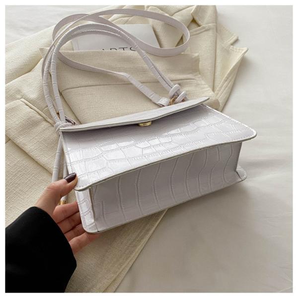 PATENT LEATHER PURE COLOR QUALITY ALL-IN-ONE BAG WOMEN'S HAND BILL SHOULDER CROSSBODY BAG UNDERARM WOMEN'S BAG