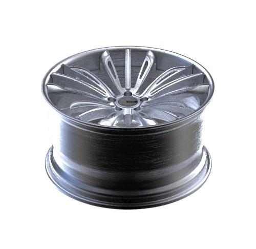 ET45 17 Inch Multi Spoke Alloy Wheels Brushed Silver For Audi VW