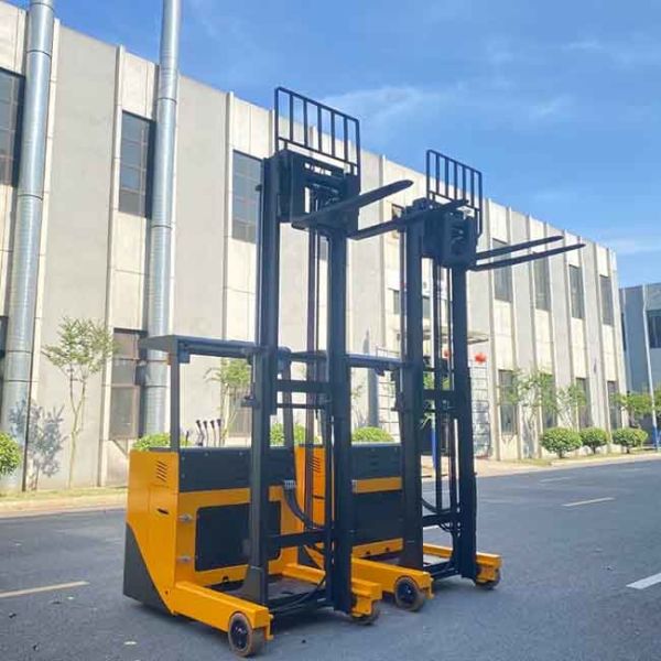 2000kg 48V CQD20BS 2.0T Electric Reach Forklift Stand Type Reach Truck Electric