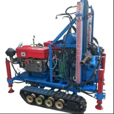 Small Hydraulic Drill Cylinder 160m Depth Water Digger Machine Crawler Mounted Water Well Drilling Rig