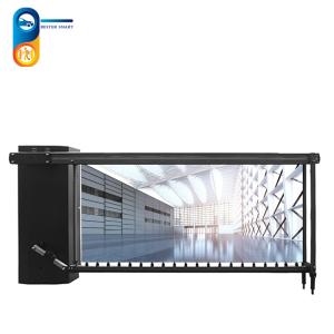Aluminum Alloy Arm 418MHz Vehicle Barrier Gate Manual Release Smart Security